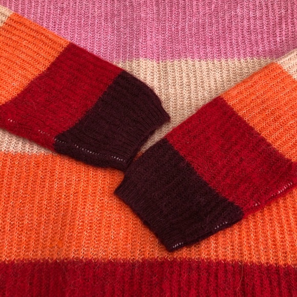 Silverflint alpaca wool blend oversized colorblock sweater - Picture 5 of 7